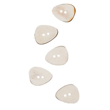 White Bone Button - 48L/30.5mm Full