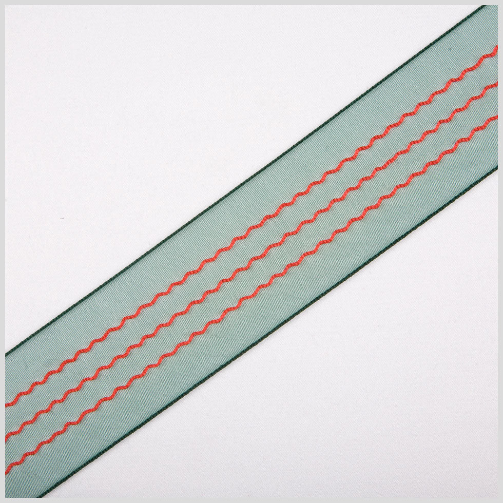 Dark Green Sheer Ribbon