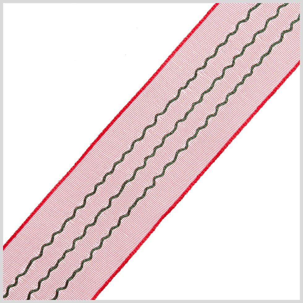 1" Red Sheer Ribbon