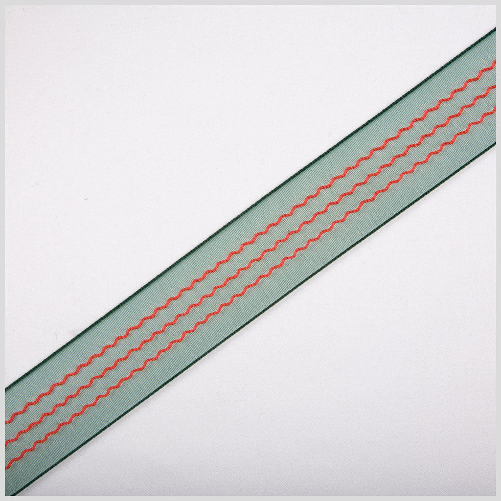 Dark Green Sheer Ribbon