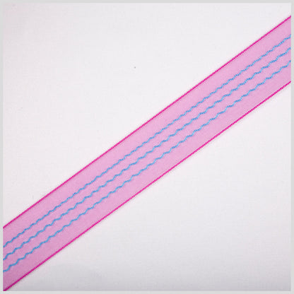 Hot Pink Sheer Ribbon