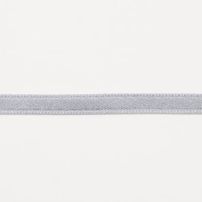Dark Gray Double Face Silk Satin Ribbon Folded
