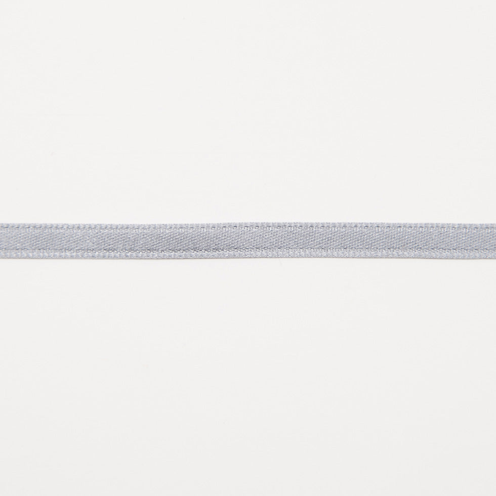 Dark Gray Double Face Silk Satin Ribbon