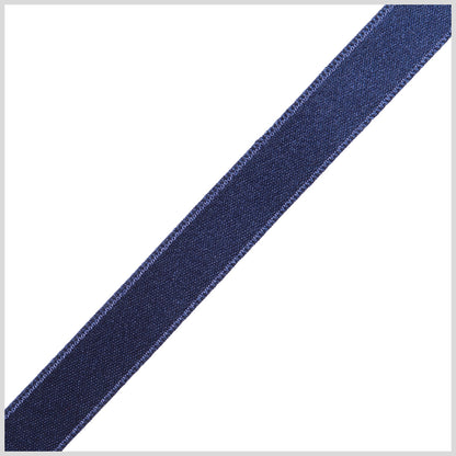 Dark Navy Double Face Silk Satin Ribbon