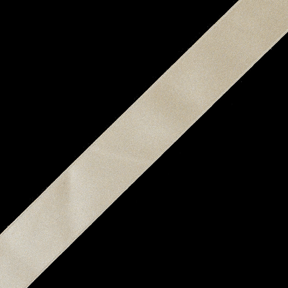 Light Gold Double Face Silk Satin Ribbon - 1" Detail