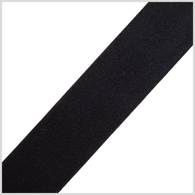 Black Double Face Silk Satin Ribbon - 1"