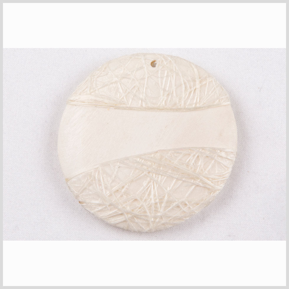 Cream Wood Pendant