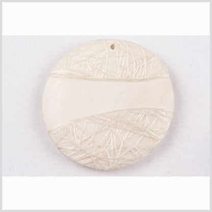 Cream Wood Pendant