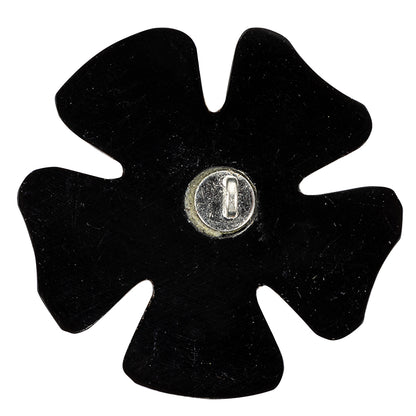 Engraved Natural Horn Button - 64L/40.5mm Detail