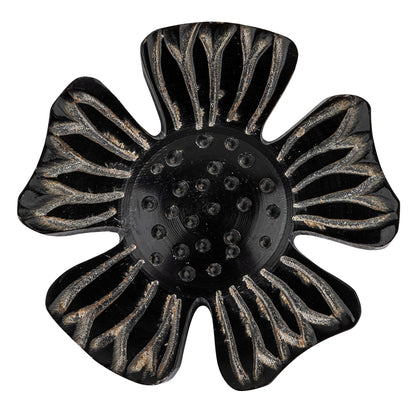 Engraved Natural Horn Button - 64L/40.5mm