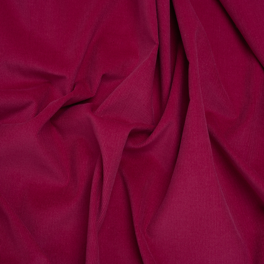 Featherwale Cotton Corduroy - Raspberry - Dawn Collection