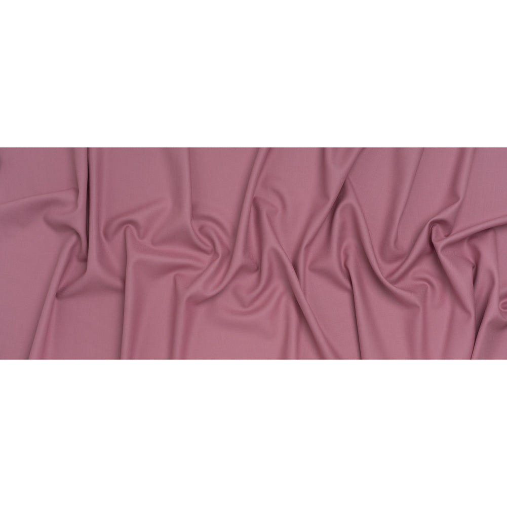 Virgin Merino Wool Twill Suiting Made in Italy - Dusty Rose - Full