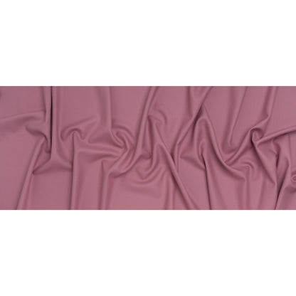 Virgin Merino Wool Twill Suiting Made in Italy - Dusty Rose