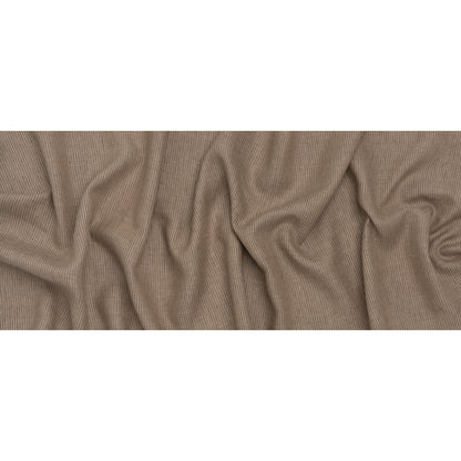 Medium Weight Linen Woven - Tan and Oatmeal Candy Stripes