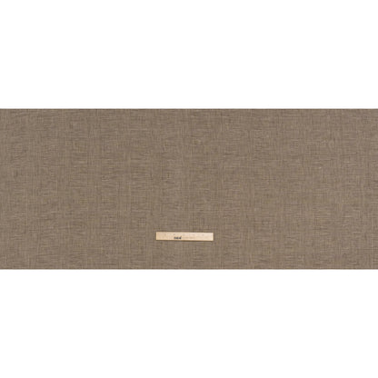 Medium Weight Linen Woven - Brown and White Glen Plaid - Full