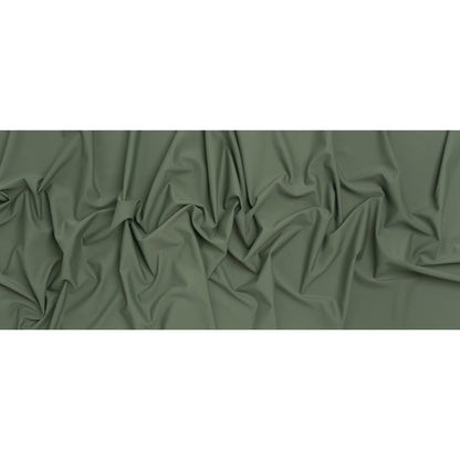 Stretch Econyl Nylon Jersey - Army Green - Designer Deadstock