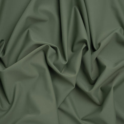Stretch Econyl Nylon Jersey - Army Green - Designer Deadstock