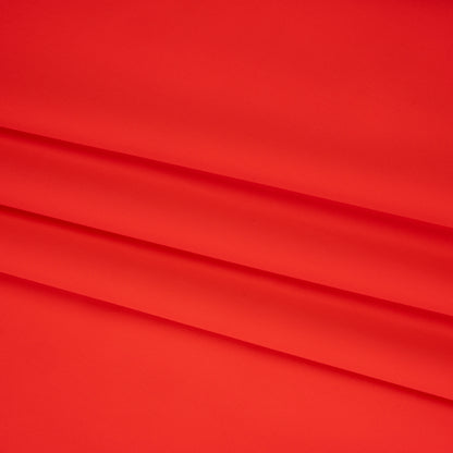 Stretch Econyl Nylon Jersey - Hot Red - Designer Deadstock