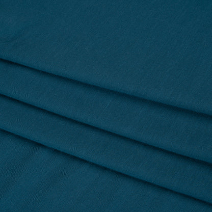 Stretch Tencel Jersey Knit - Deep Ocean Blue - Designer Deadstock