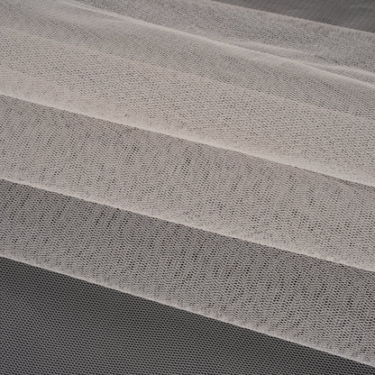 Polyester Tulle Crinoline - Tea - Famous Australian Designer Deadstock Folded