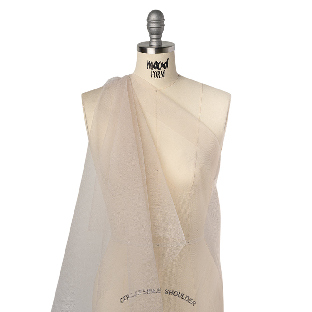 Polyester Tulle Crinoline - Tea - Famous Australian Designer Deadstock Drape