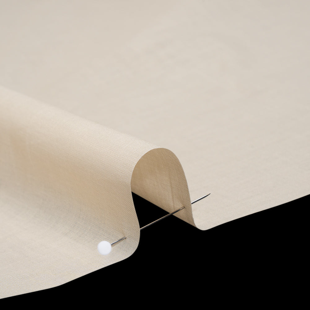 Cotton Voile Lining - Autumn Blonde - Famous Australian Designer Deadstock - Detail