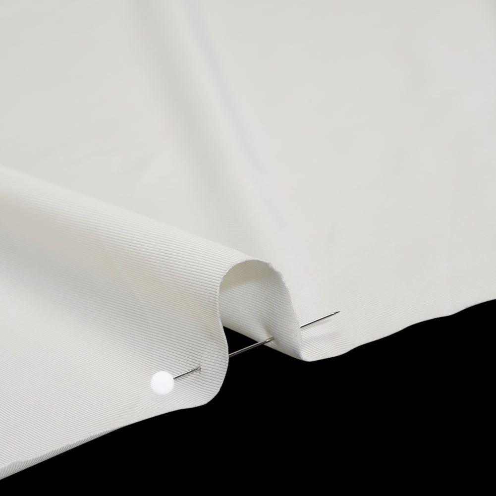 Stretch Polyester Jersey - Parchment - Famous Australian Designer Deadstock - Detail