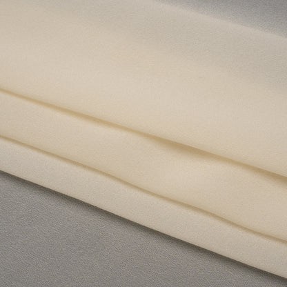 Viscose Georgette - Buff - Famous Australian Designer Deadstock