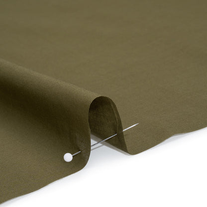 Cotton Voile Lining - Olive Green - Famous Australian Designer Deadstock
