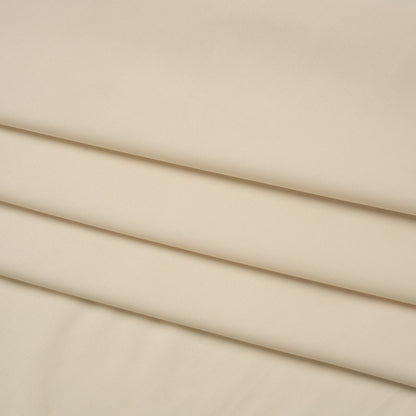Stretch Polyester Jersey - Buttercream - Famous Australian Designer Deadstock