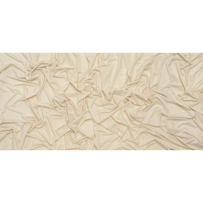 Stretch Polyester Jersey - Buttercream - Famous Australian Designer Deadstock