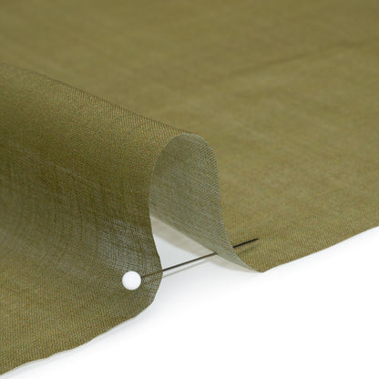 Lightweight Ramie Woven - Leaf Green - Famous Australian Designer Deadstock