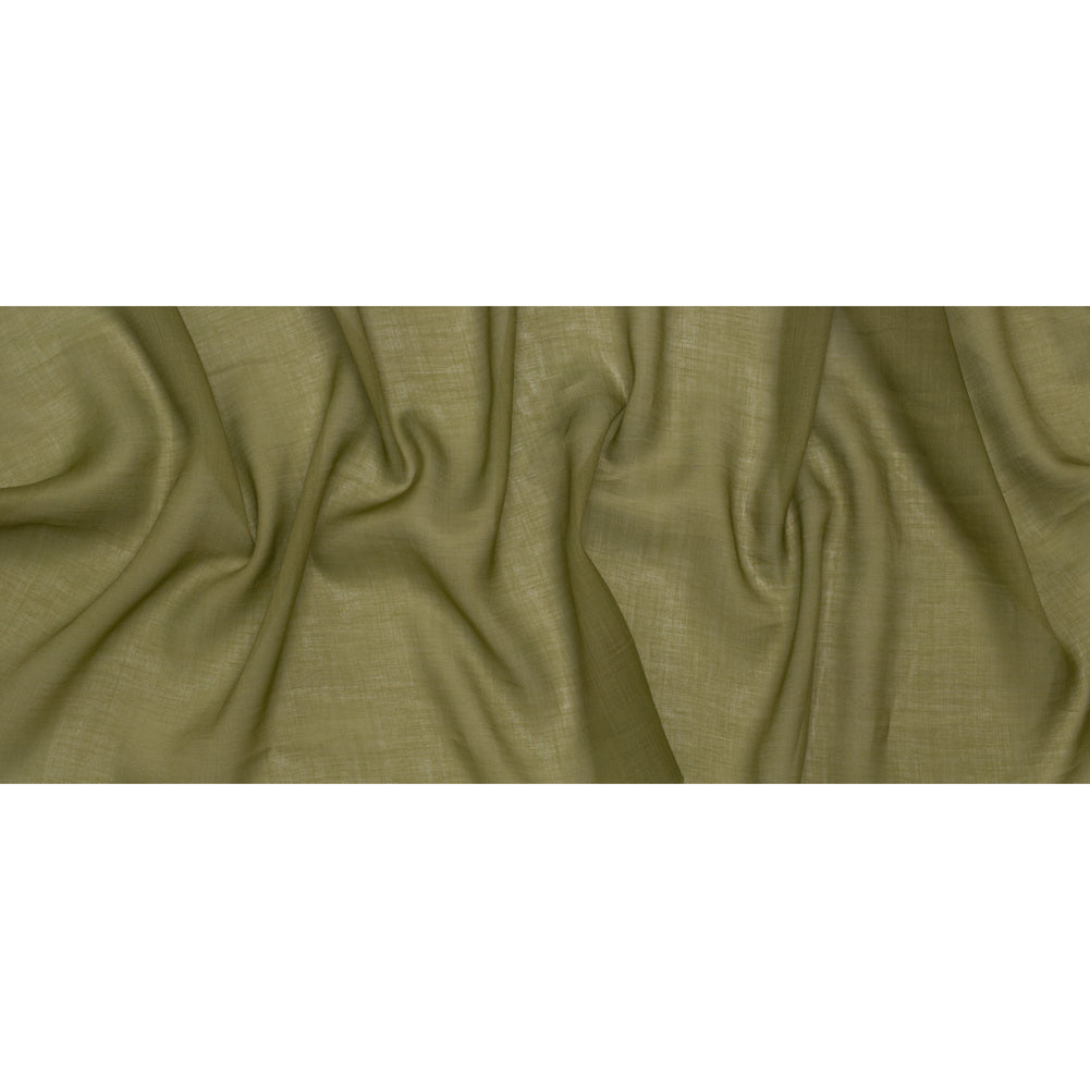 Lightweight Ramie Woven - Leaf Green - Famous Australian Designer Deadstock - Full