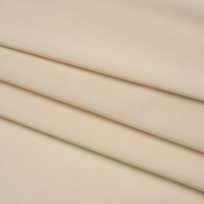Stretch Polyester Jersey - White Smoke - Famous Australian Designer Deadstock