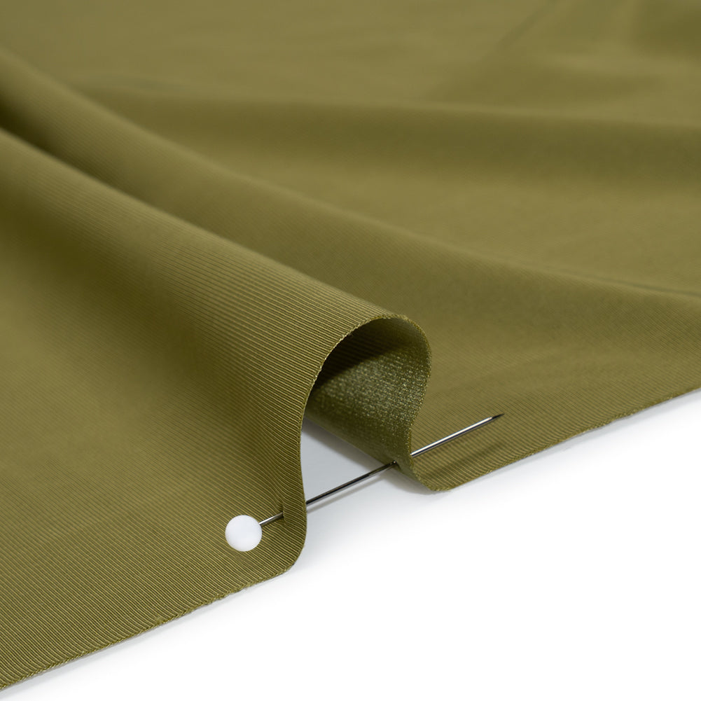 Stretch Polyester Jersey - Basil Green - Famous Australian Designer Deadstock - Detail