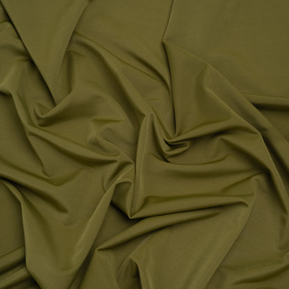 Stretch Polyester Jersey - Basil Green - Famous Australian Designer Deadstock