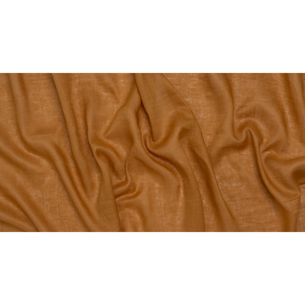 Lightweight Linen Woven - Caramel - Famous Australian Designer Deadstock - Full