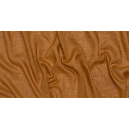 Lightweight Linen Woven - Caramel - Famous Australian Designer Deadstock