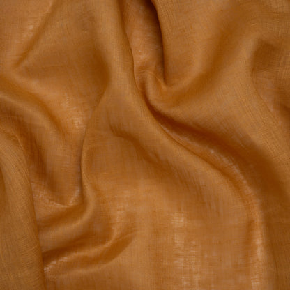 Lightweight Linen Woven - Caramel - Famous Australian Designer Deadstock