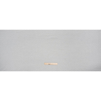 Swiss Dot Gridded Cotton Voile - White - Famous Australian Designer Deadstock