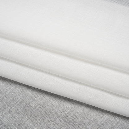 Cotton Voile Lining - Lily White - Famous Australian Designer Deadstock