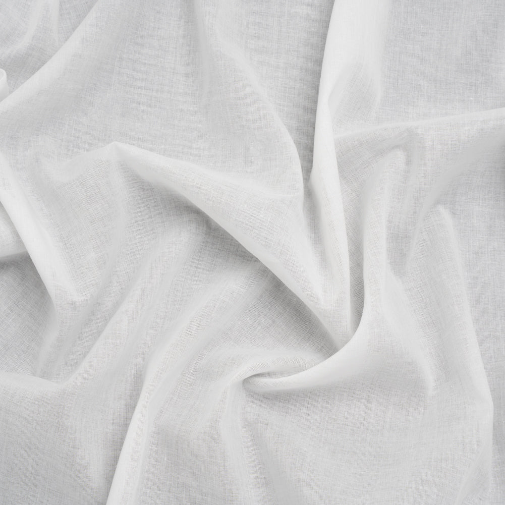 Cotton Voile Lining - Lily White - Famous Australian Designer Deadstock