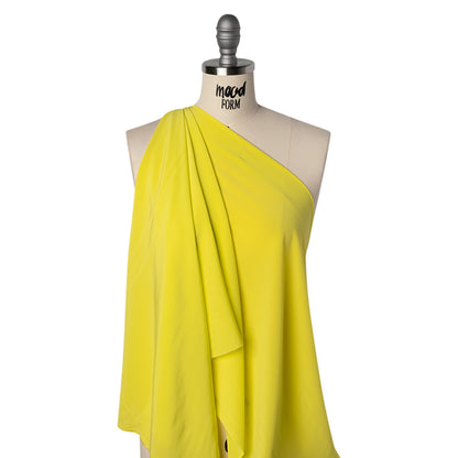 Viscose Crepe de Chine - Chartreuse - Famous Australian Designer Deadstock