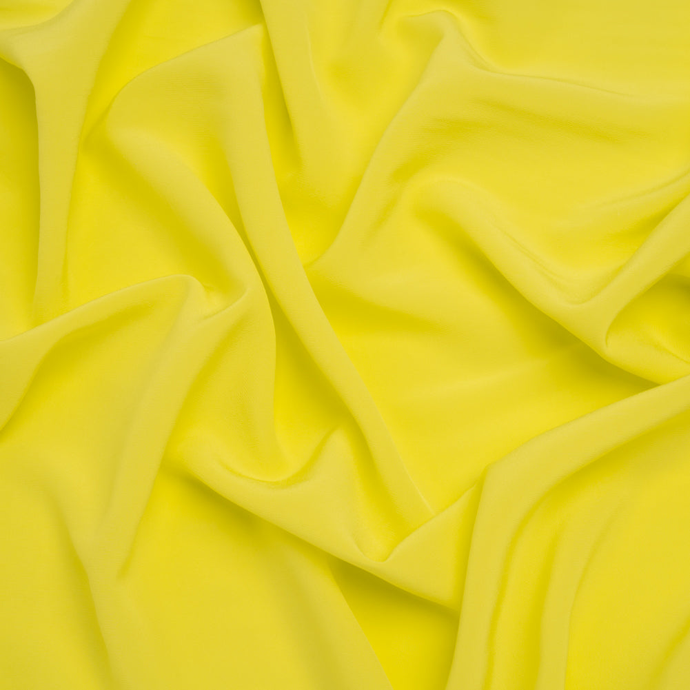 Viscose Crepe de Chine - Chartreuse - Famous Australian Designer Deadstock