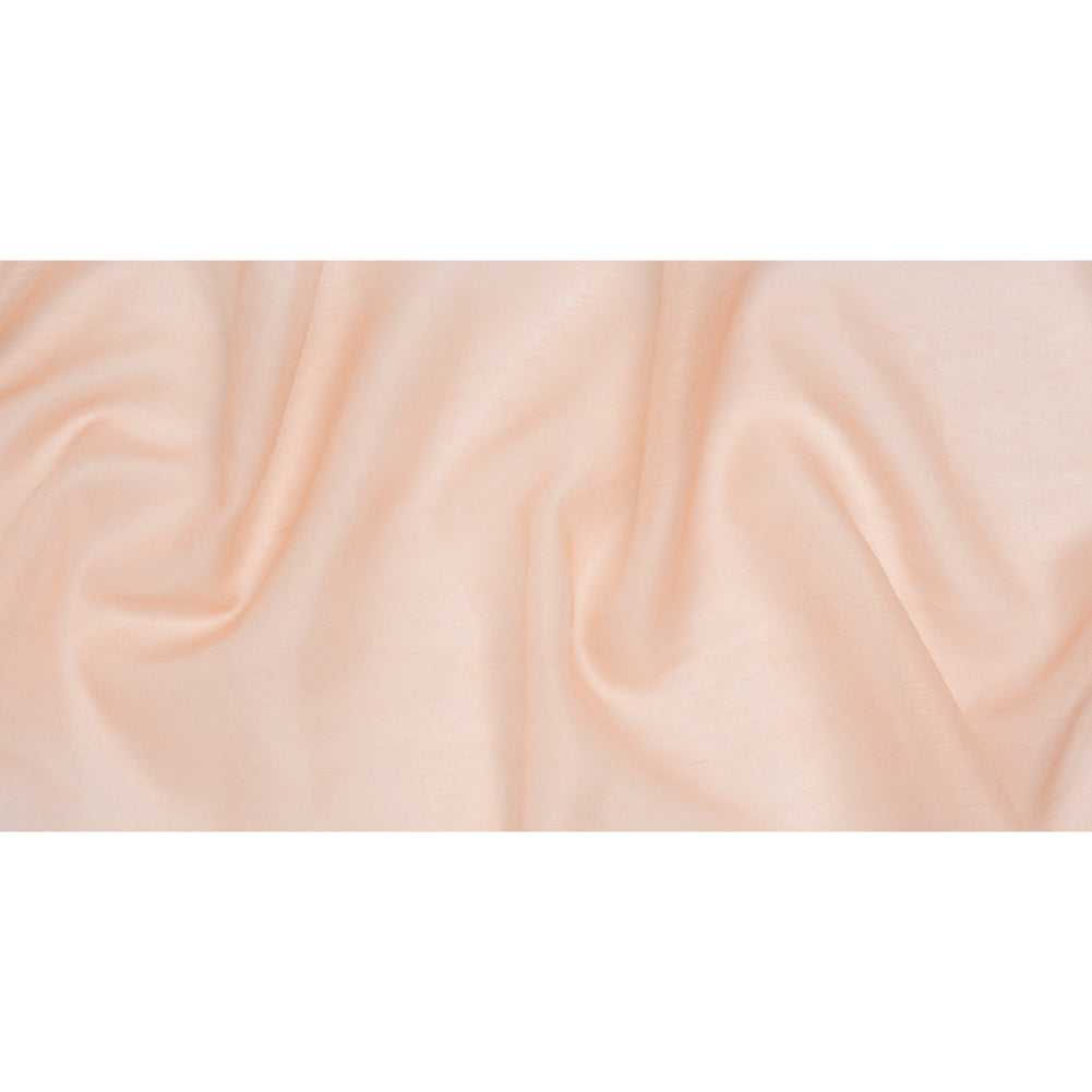 Silk and Linen Scrim - Peachy Pink - Famous Australian Designer Deadstock - Full