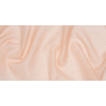 Silk and Linen Scrim - Peachy Pink - Famous Australian Designer Deadstock