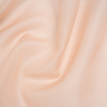Silk and Linen Scrim - Peachy Pink - Famous Australian Designer Deadstock