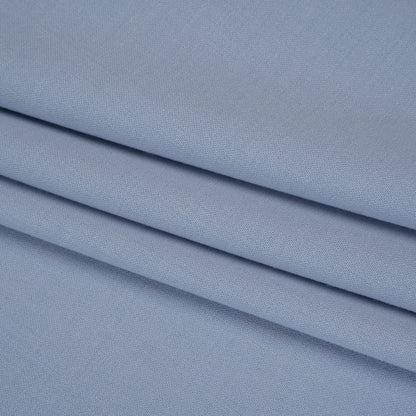 Stretch Wool Blend Suiting - Cornflower Blue - Famous Australian Designer Deadstock
