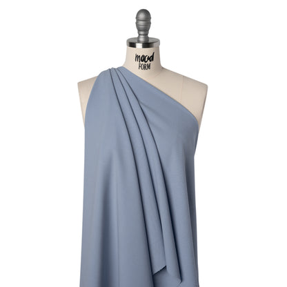 Stretch Wool Blend Suiting - Cornflower Blue - Famous Australian Designer Deadstock