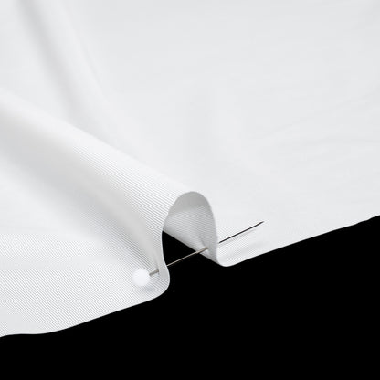 Stretch Polyester Jersey - Natural White - Famous Australian Designer Deadstock